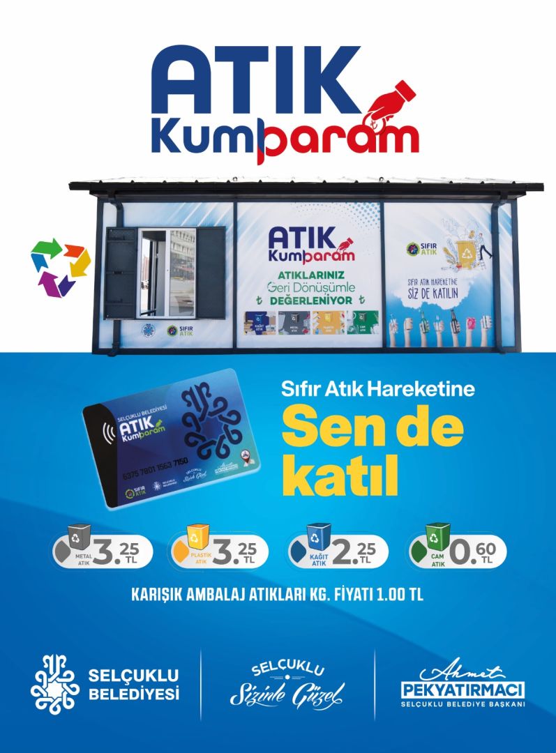 Selçuklu’da Atık Kumbaram fiyatları güncellendi