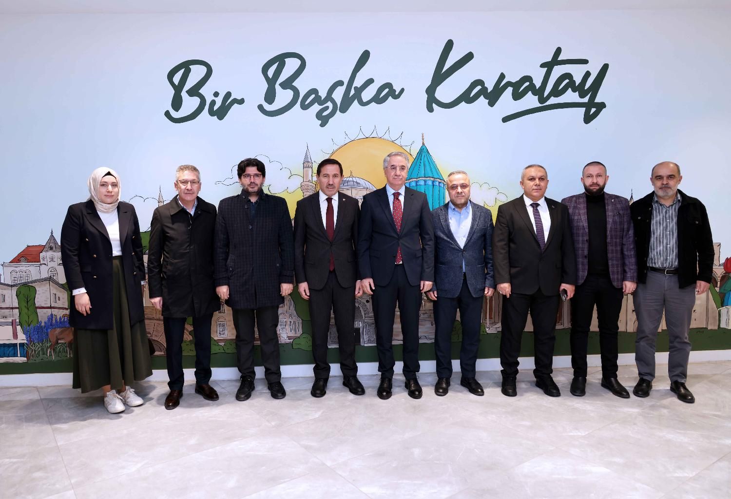 Ak Parti Heyeti 'nden Karatay’a ziyaret