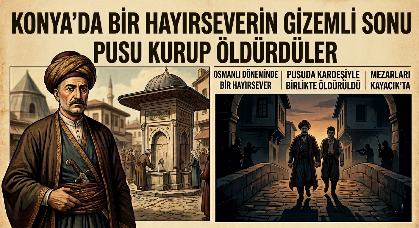 Konya’da bir hayırseverin gizemli sonu: Pusu kurup öldürdüler