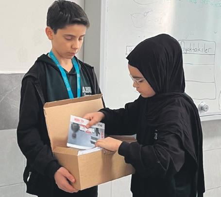 Minik yüreklerden Gazze’ye büyük vefa