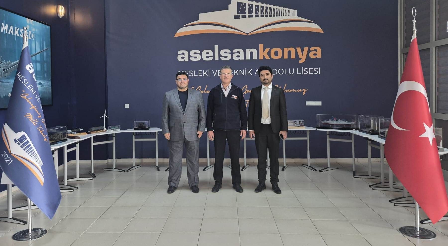KSGKD’ den, Aselsan Konya lisesine ziyaret 
