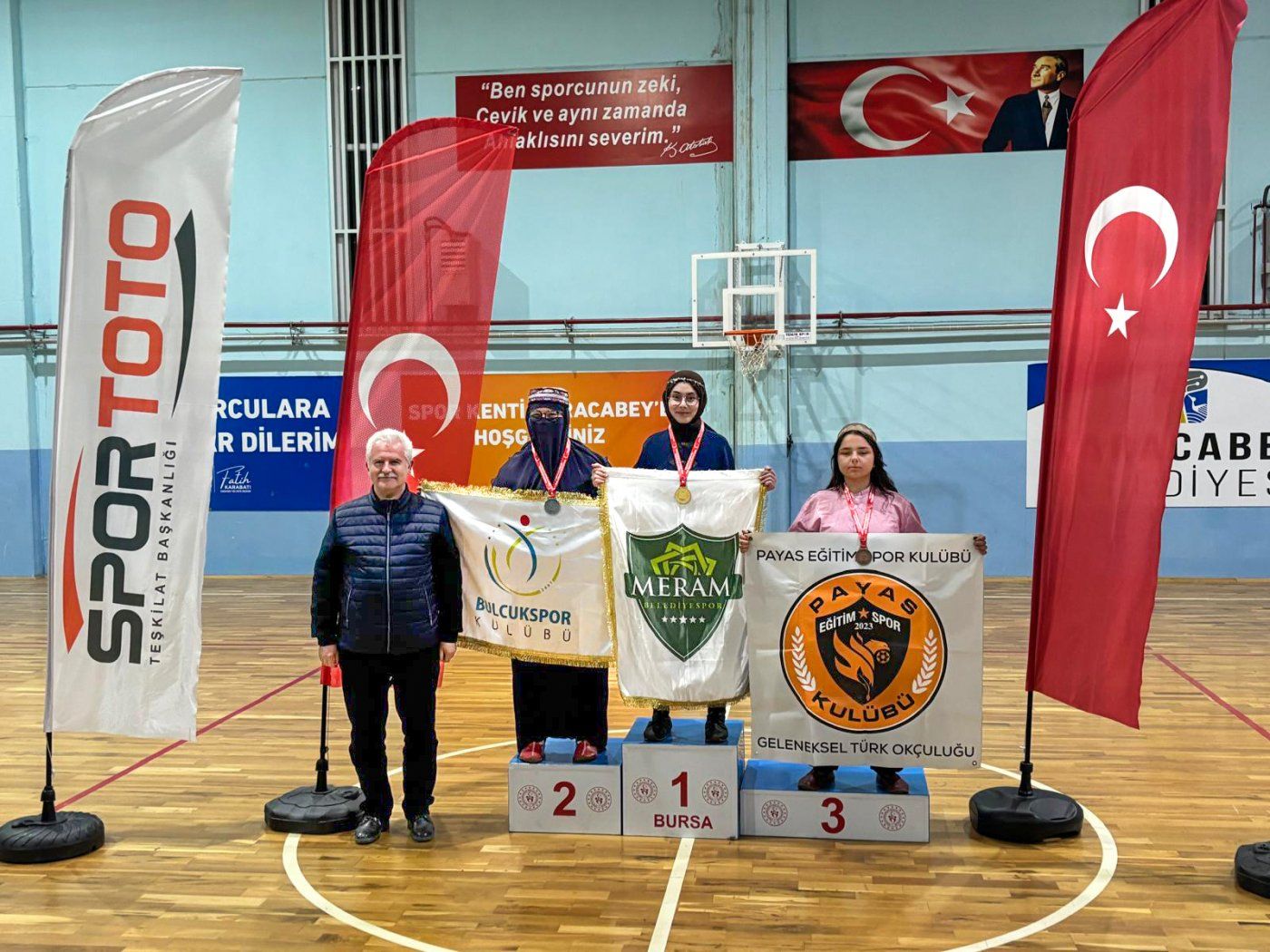 Meram Belediyespor, Bursa’dan Şampiyonluk ve Milli Takım Biletleriyle Döndü