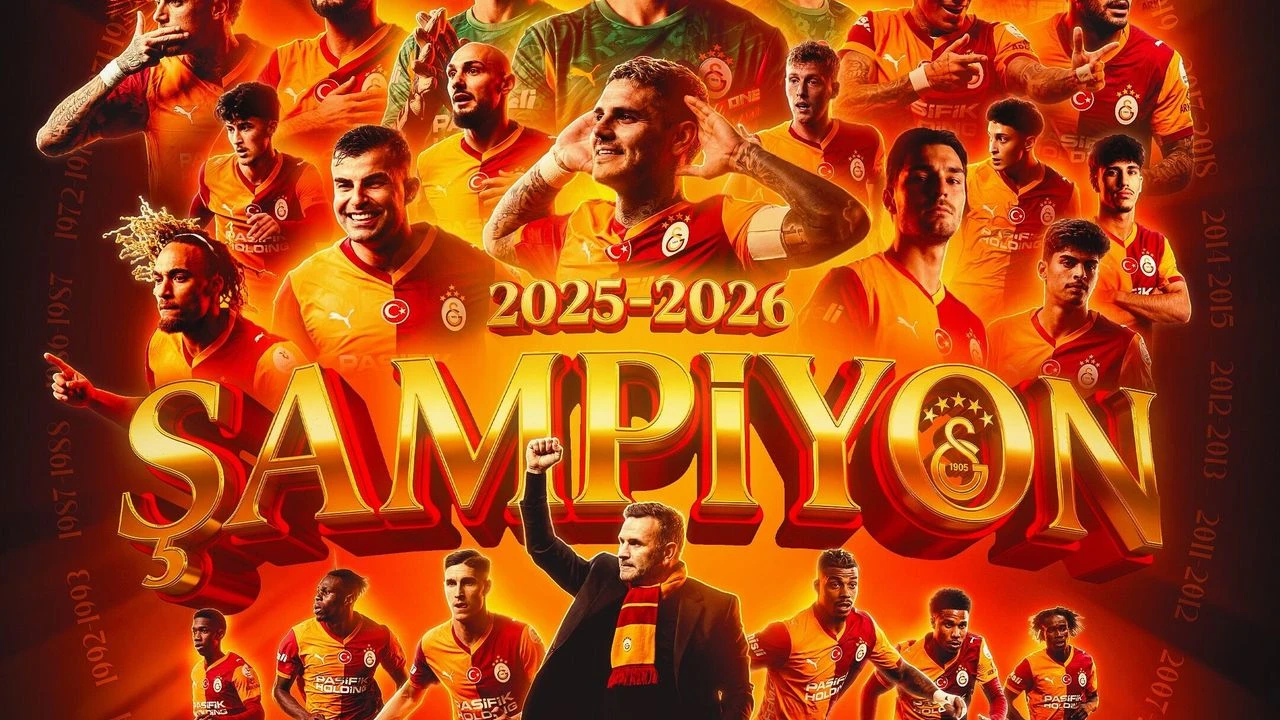 Süper Lig’de şampiyon Galatasaray! Üst üste 4, toplamda 26. kez ipi göğüsledi