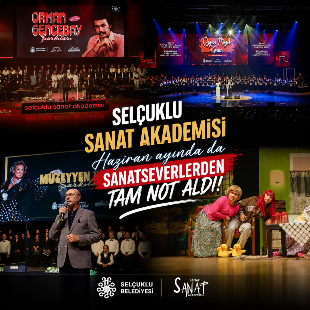 Selçuklu Sanat Akademisi'ne Yoğun İlgi! Haziran Ayı Dopdolu Geçti