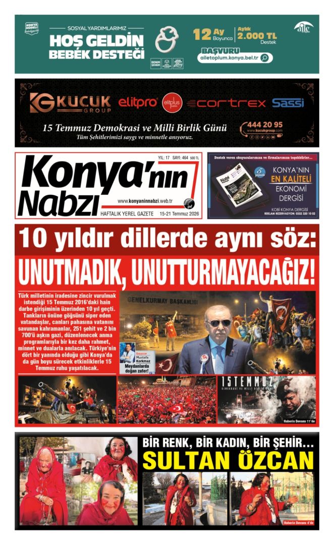 Konya'nın Nabzı Gazetesi -464
