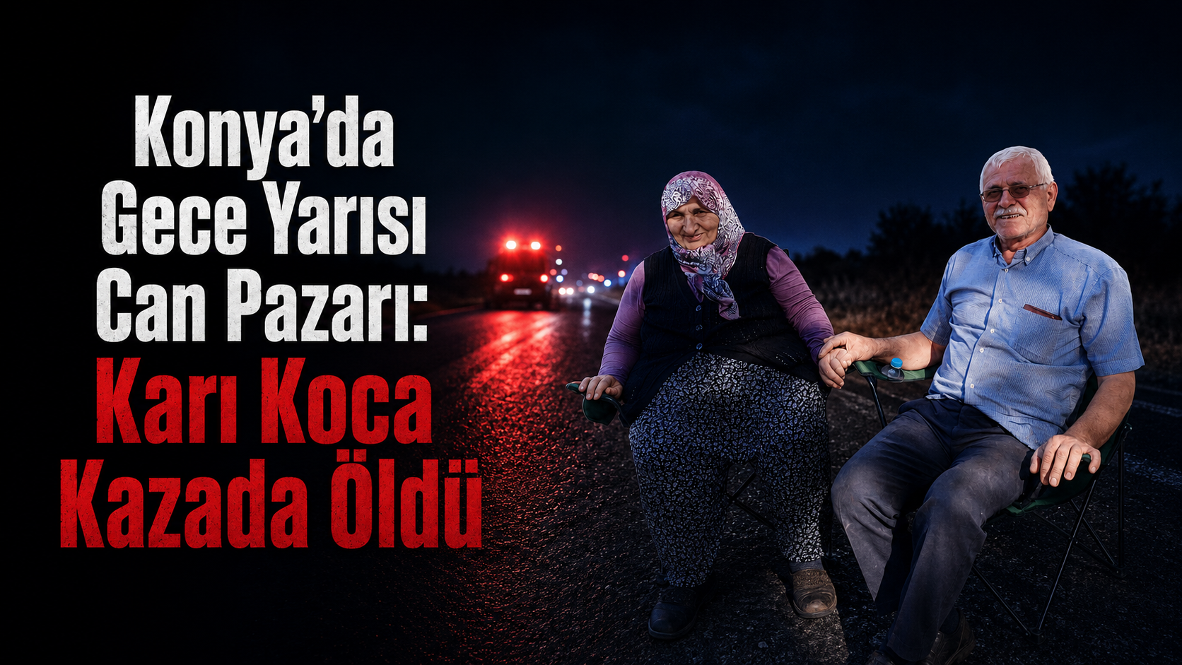 Konya’da Gece Yarısı Can Pazarı: Karı Koca Kazada Öldü