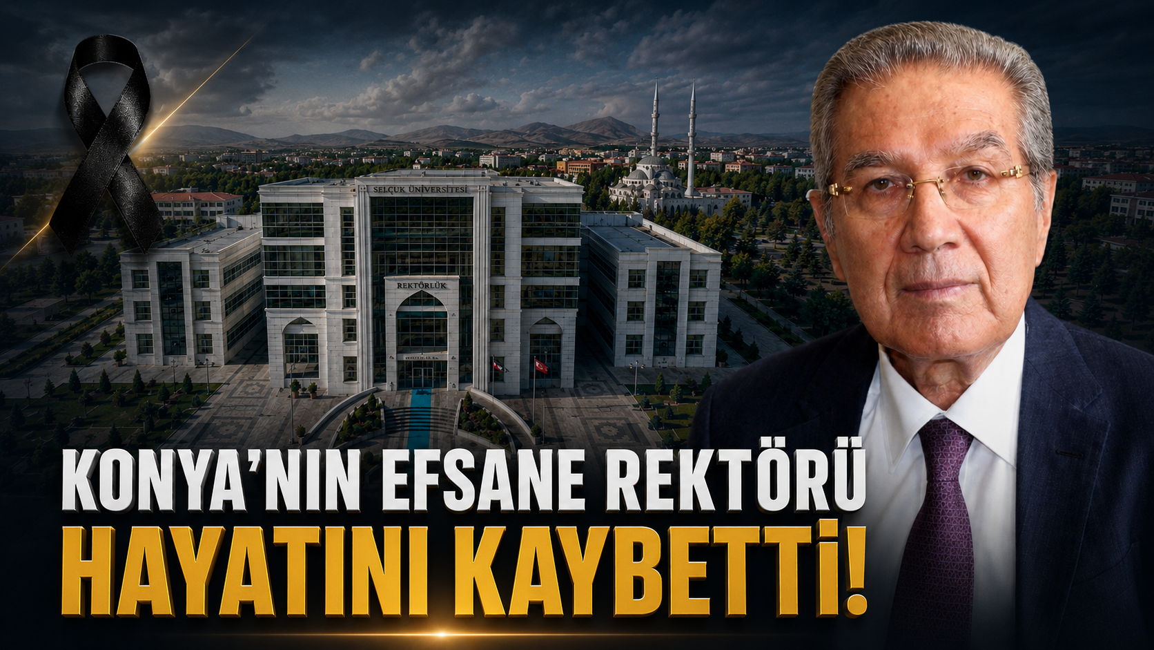 Konya’nın efsane rektörü hayatını kaybetti!