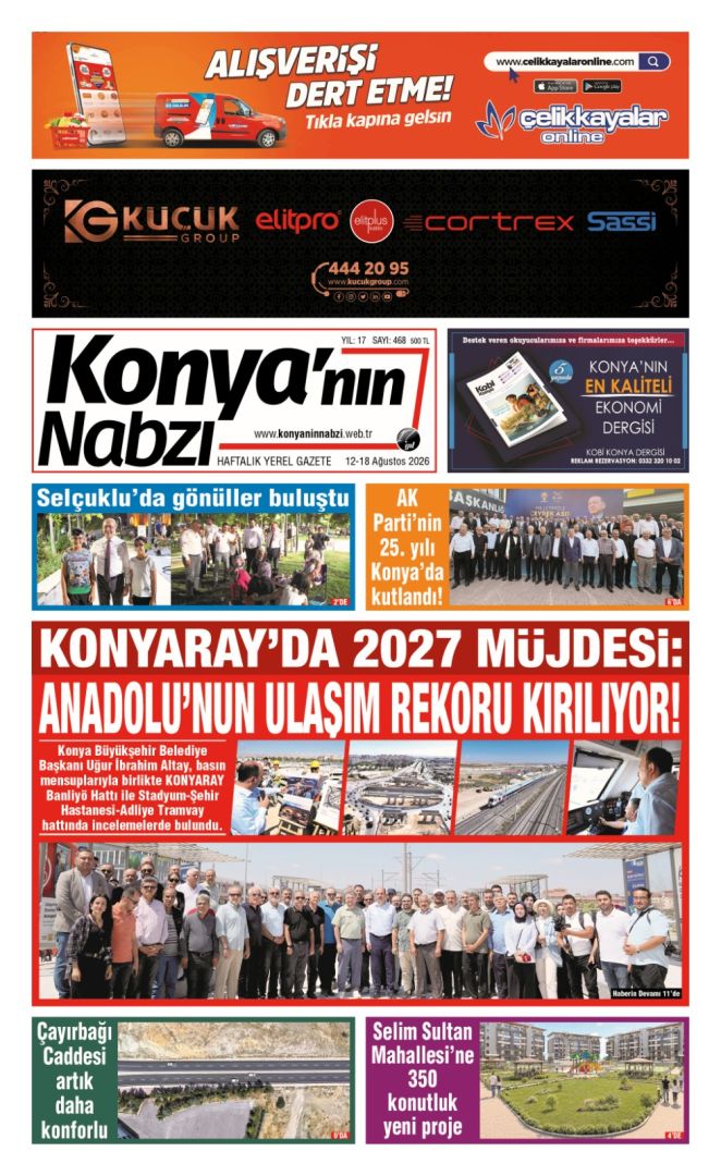 Konya'nın Nabzı Gazetesi -468