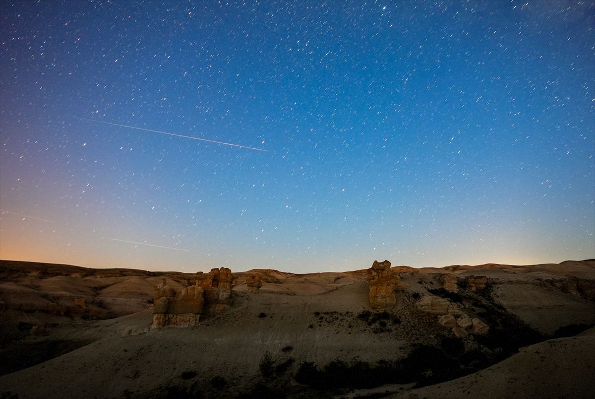 Perseid meteor yağmuru Konya'da görüntülendi