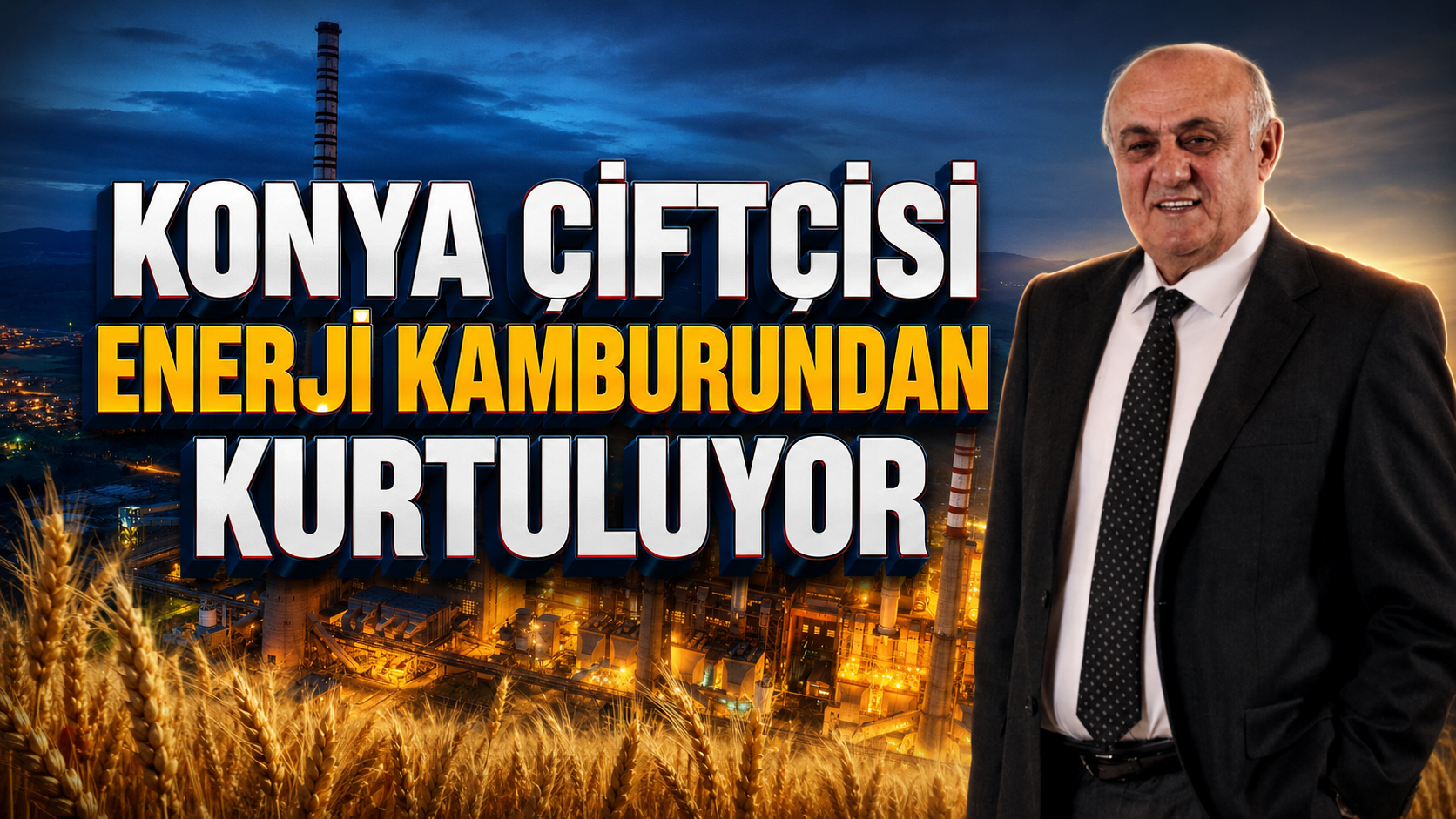 Ramazan Erkoyuncu Konya çiftçisini enerji belasından kurtarıyor