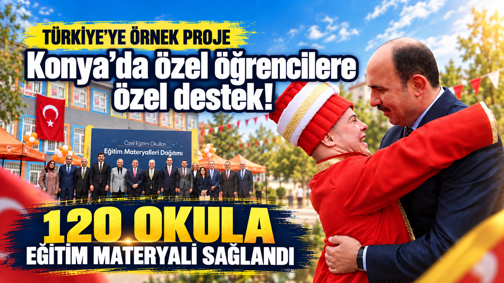 Türkiye'ye örnek proje: Konya’da özel öğrencilere özel destek! 120 okula eğitim materyali sağlandı