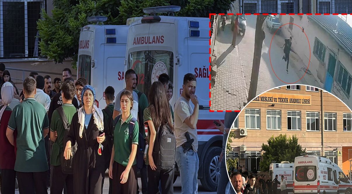 Manisa’da lise önünde silahlı saldırı! Saldırgan yakalandı: 8 öğrenci yaralandı