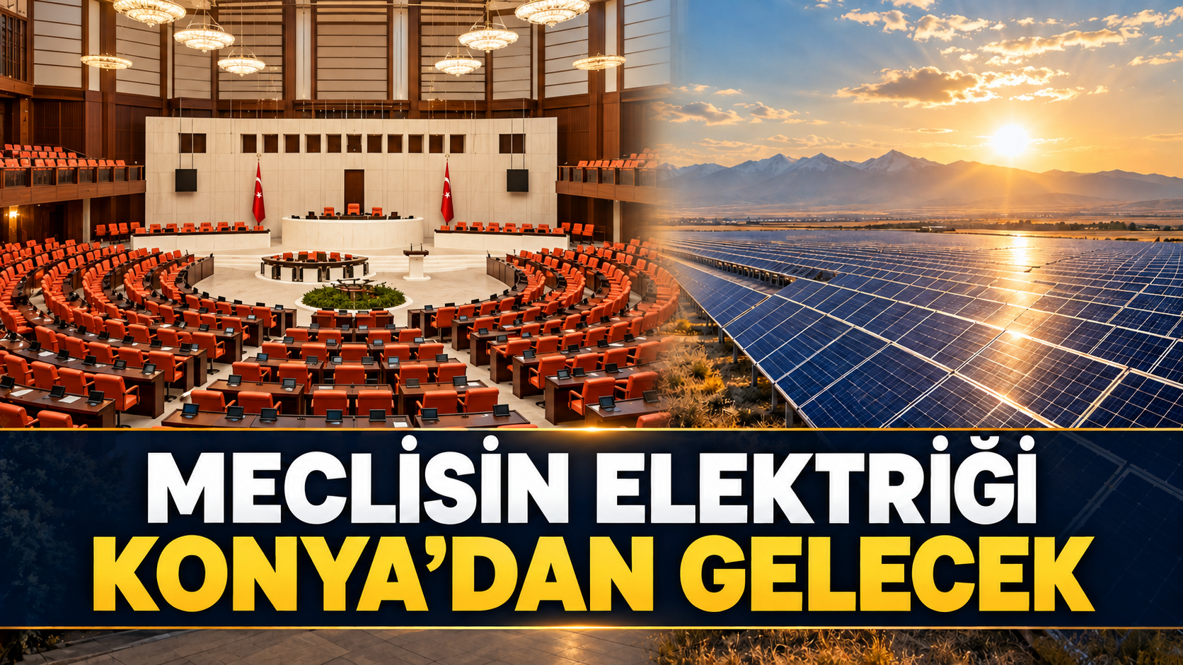 Meclisin elektriği Konya’dan gelecek