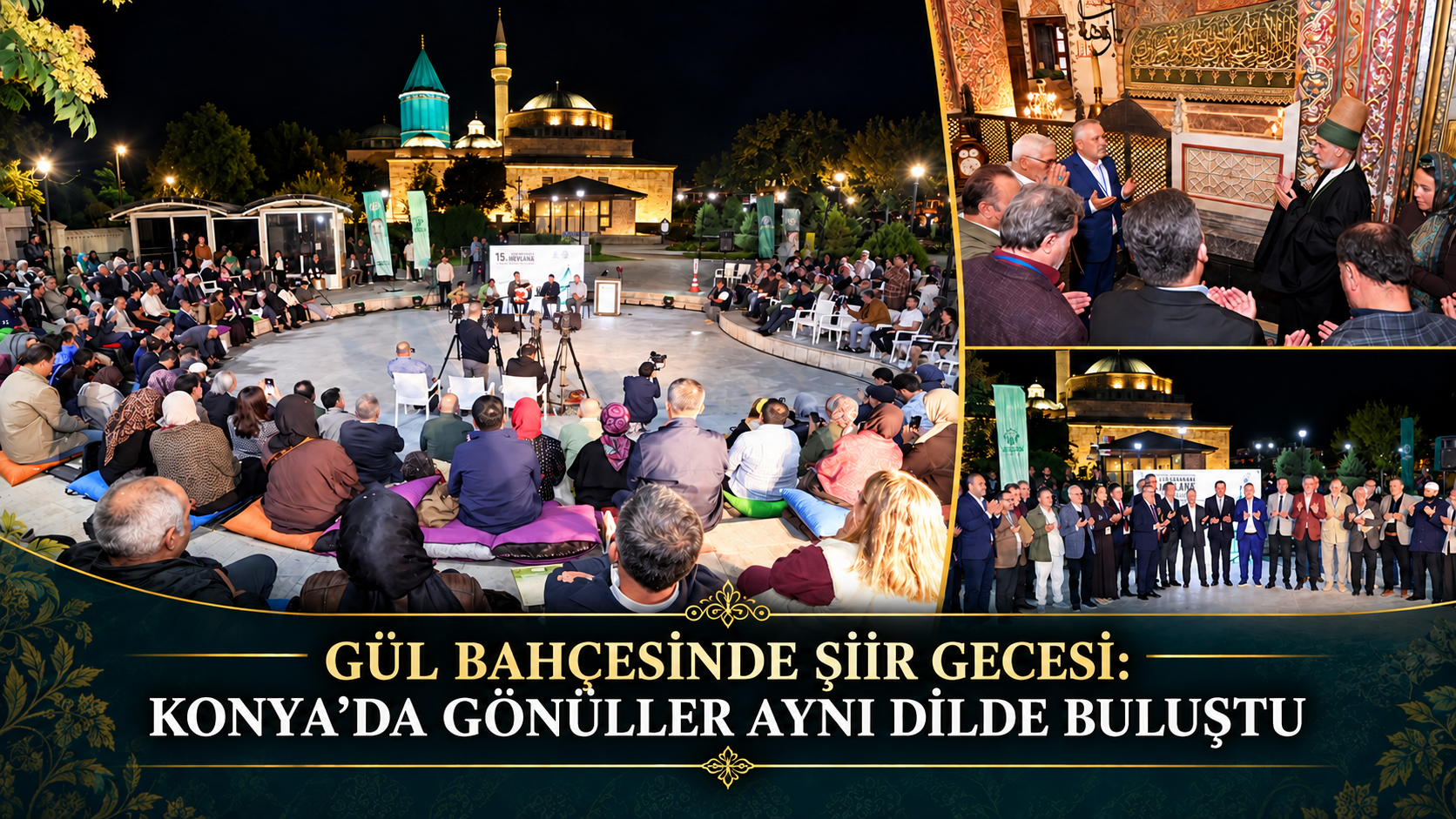 Mevlânâ’nın gölgesinde dünyanın şiirleri Konya’da buluştu