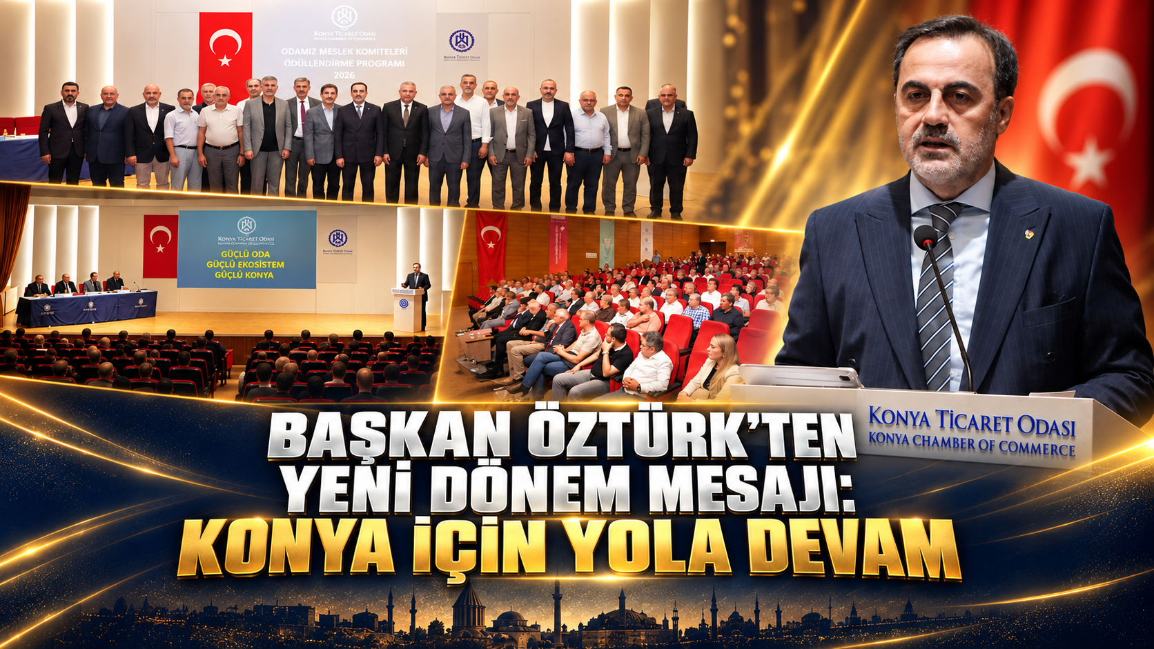 Başkan Öztürk’ten yeni dönem mesajı: Konya için yola devam