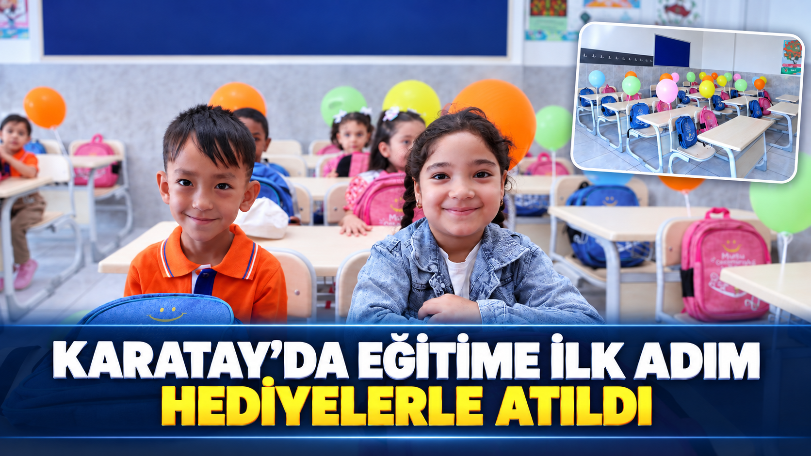 Karatay’da Eğitime İlk Adım Hediyelerle Atıldı