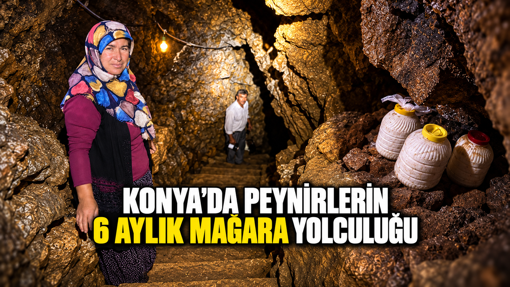 Konya’da Bir Mağara Köylünün Soğuk Hava Deposuna Dönüştü