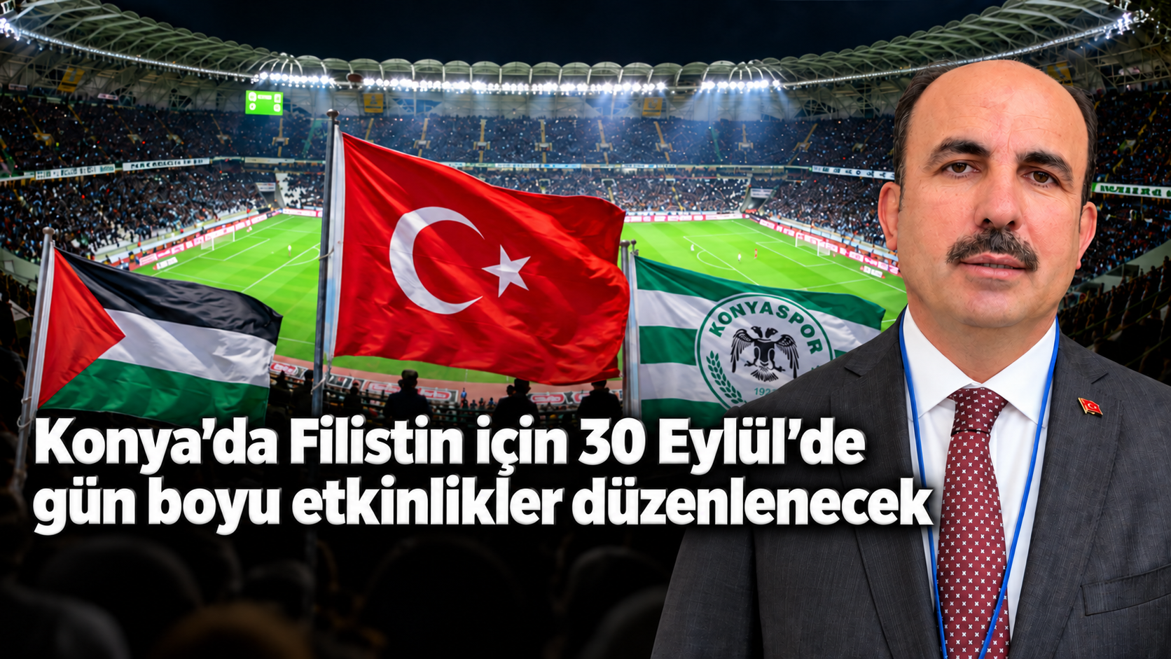 Konya'da Filistin için 30 Eylül'de gün boyu etkinlikler düzenlenecek
