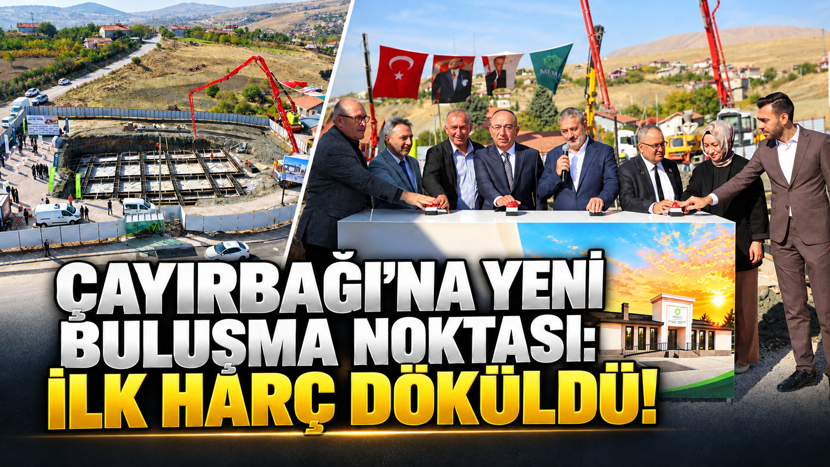 Çayırbağı’na yeni buluşma noktası: İlk harç döküldü!