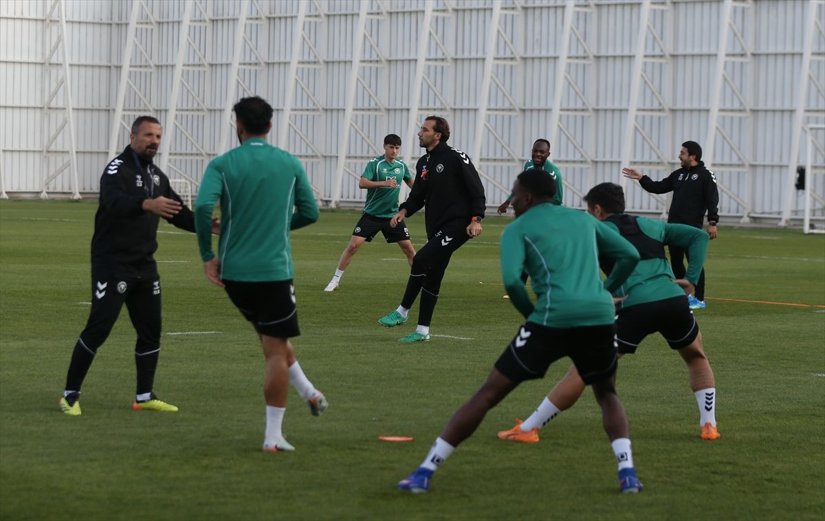 Konyaspor, Başakşehir maçı hazırlıklarını sürdürdü
