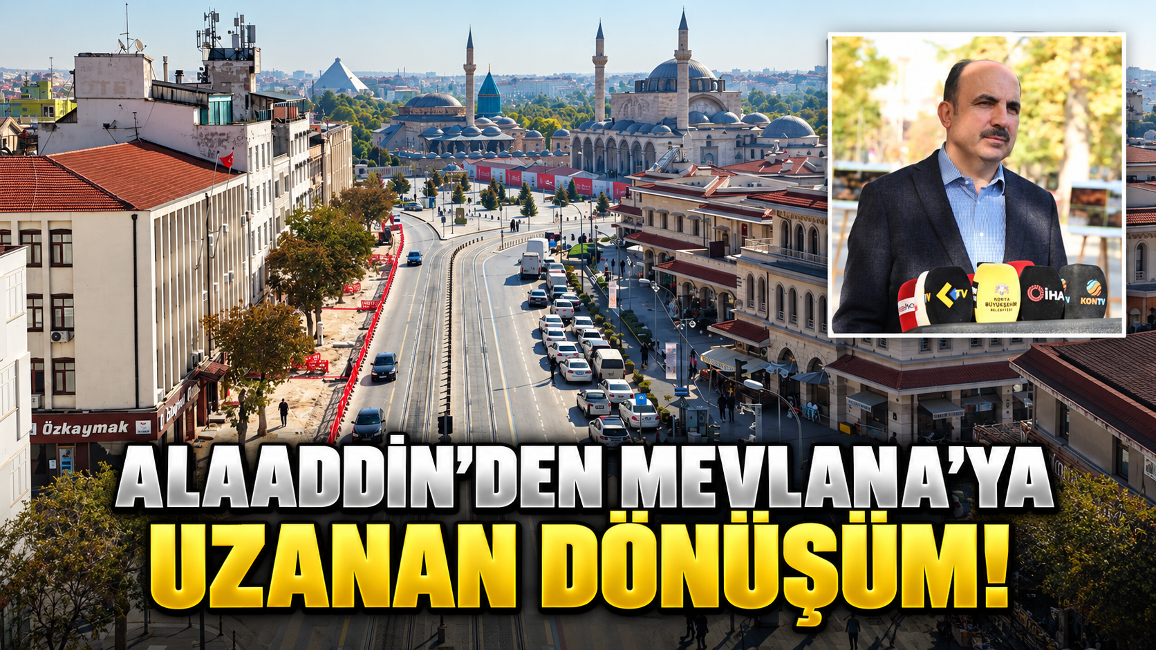 Mevlana Caddesi’nde sona doğru: Çalışmaların yüzde 90’ı tamamlandı!