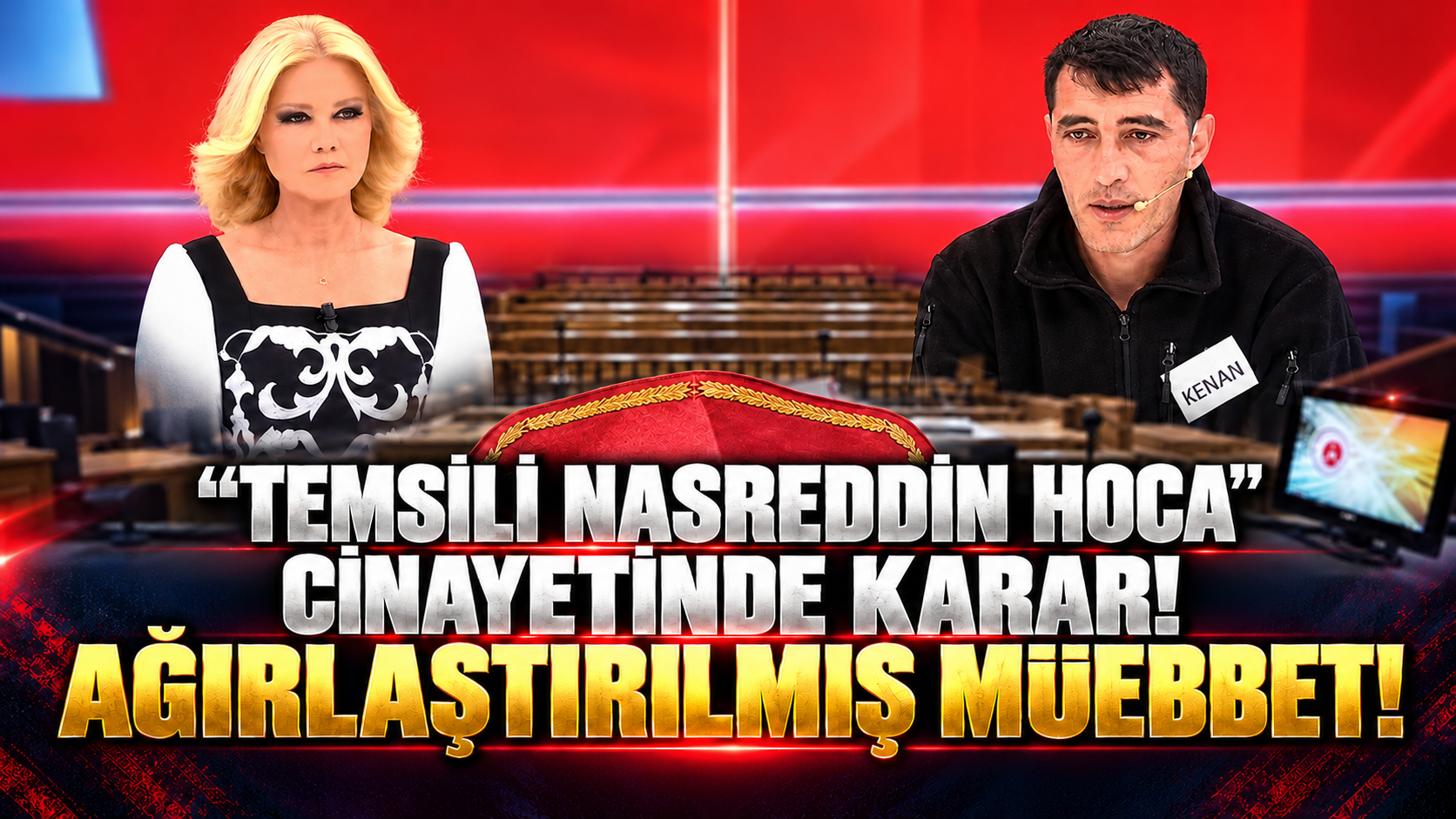 "Temsili Nasreddin Hoca" cinayetinde karar! Katil zanlısına ağırlaştırılmış müebbet hapis cezası