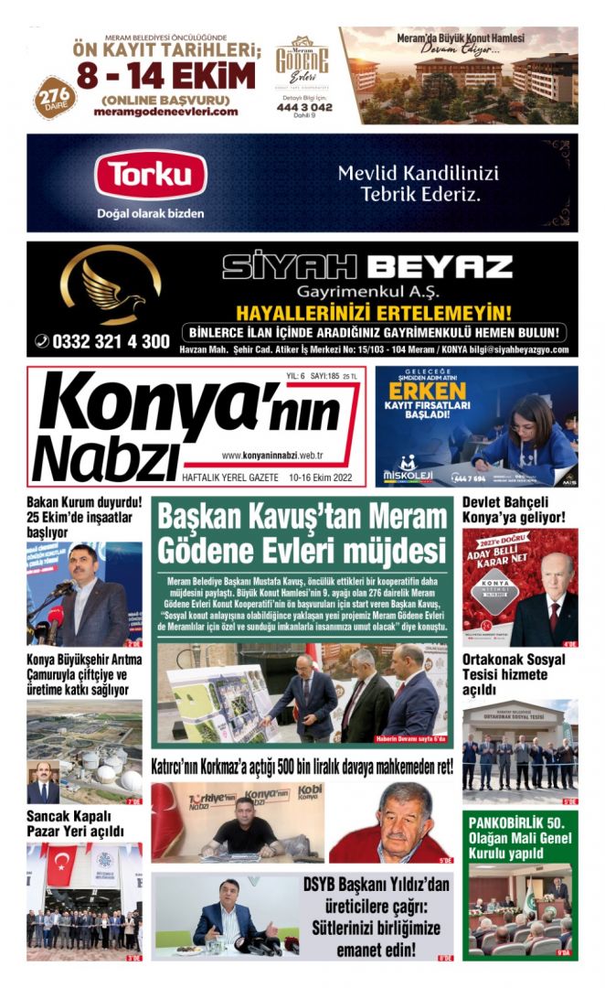 Konya'nın Nabzı Gazetesi -185