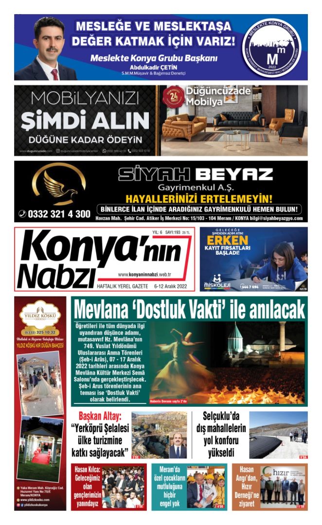 Konya'nın Nabzı Gazetesi -193