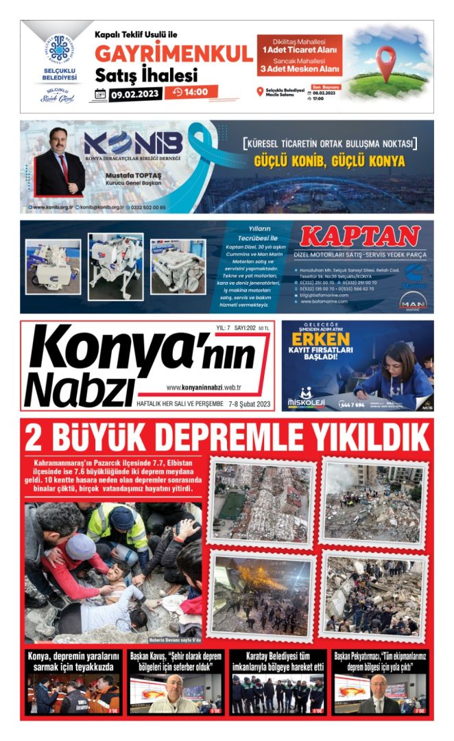 Konya'nın Nabzı Gazetesi -202